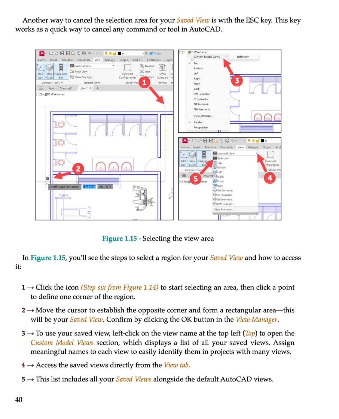 Book preview - AutoCAD interface and navigation