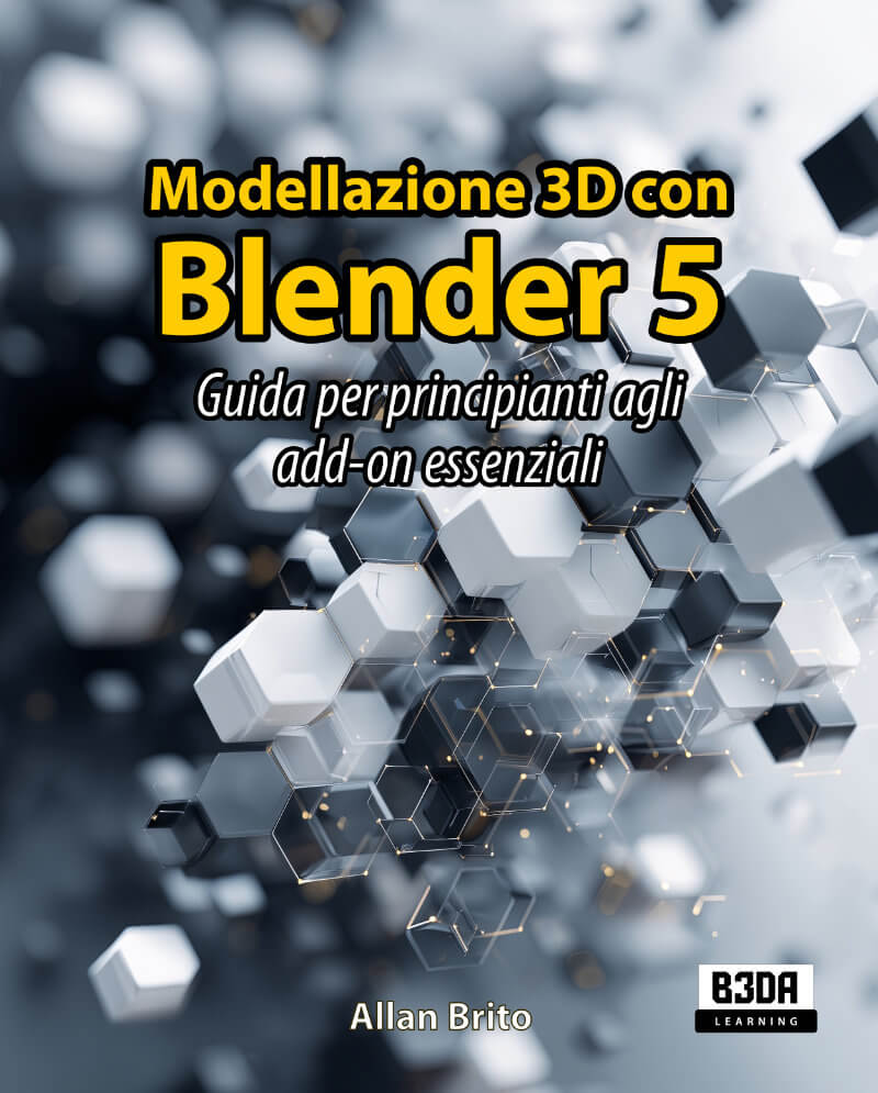 Modellazione 3D con Blender 5: Guida per principianti agli add-on essenziali cover